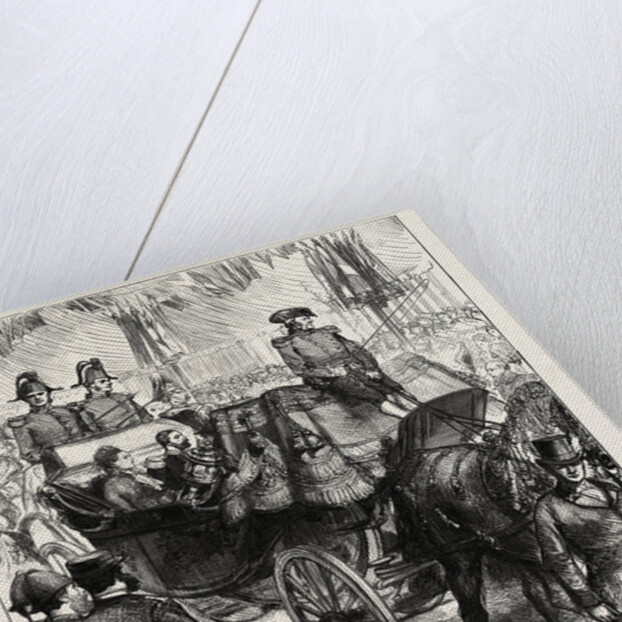 The Duke and Duchess of Edinburgh Opening the Chelsea Thames Embankment by Anonymous