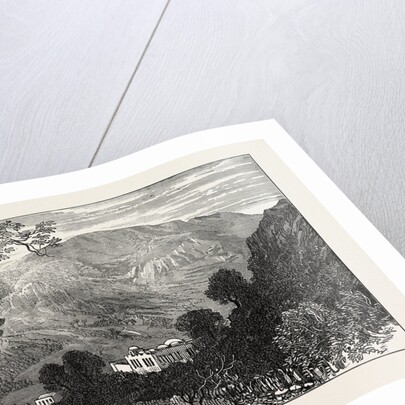 Sketches from Palestine: Mount Ebal and Shechem (Nablous) by Anonymous