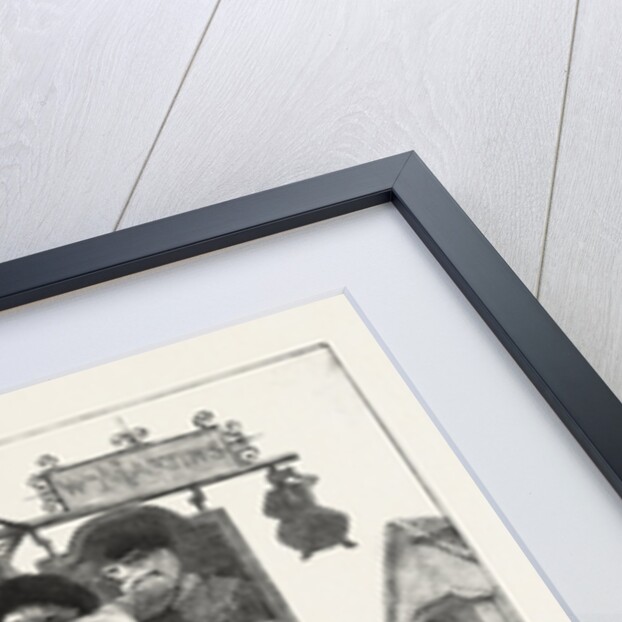 Settling His Account, a Scene Outside a Pub by Anonymous