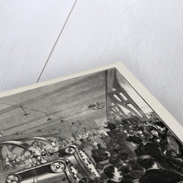 Opening of the Liverpool Docks Overhead Electric Railway: Lord Salisbury Turning on the Electric Current by Anonymous