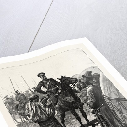 Advance of Russian Civilisation: A Sotnia of Cossacks at a Village in Chinese Tartary by Anonymous