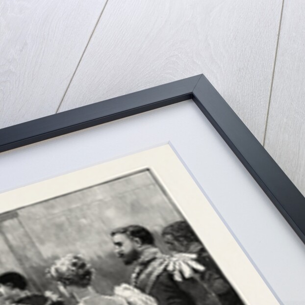 The Marriage of Princess Marie of Edinburgh: The Protestant Ceremony in the Red Room at the Castle of Sigmaringen by Anonymous