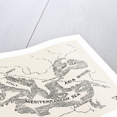 Map of the Euphrates Valley Route to India by Anonymous