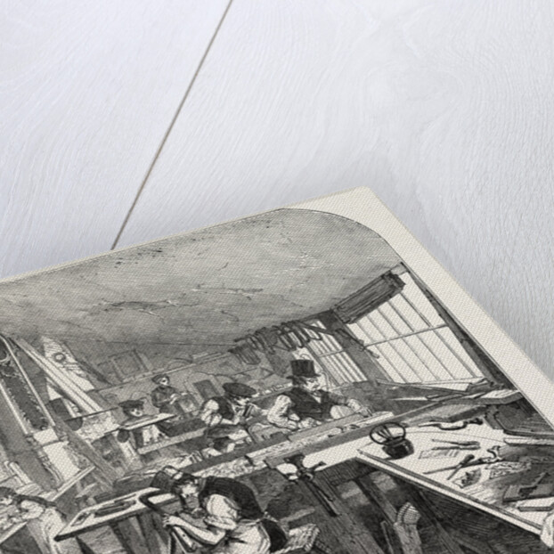 Clerkenwell Clock Factory: The Clock-Case Shop by Anonymous