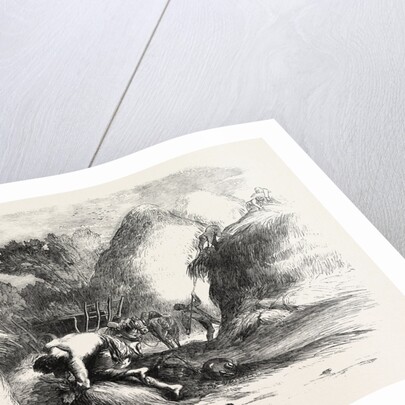 Harvest in France: Stacking Hay by Anonymous