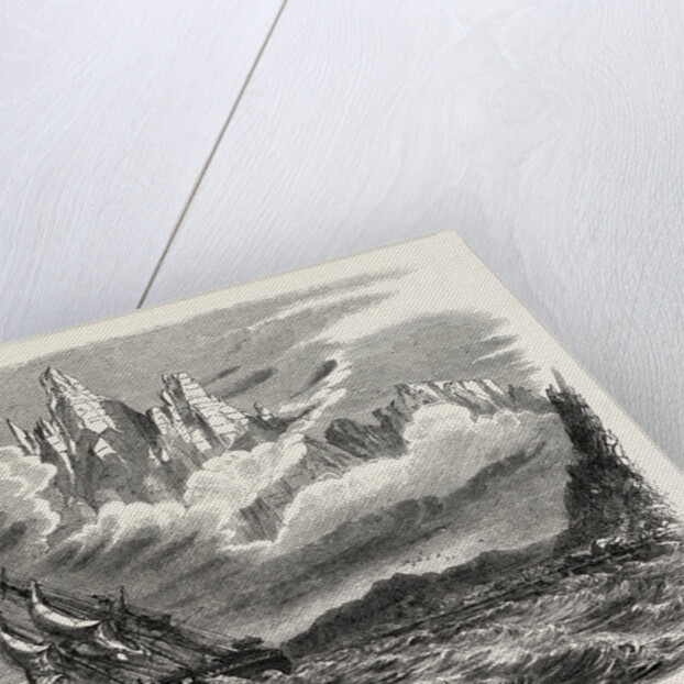 Her Majesty's Ship Meander in a Squall, in the Straits of Magellan by Anonymous