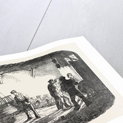 Winding the Iron Wire on the Bobbin by Anonymous