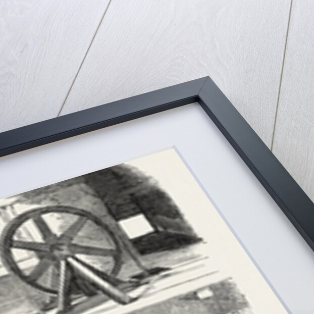 Section of the Manufactory, Showing the Progress of the Rope from the Ground Floor to the Wheel in the Second Storey by Anonymous