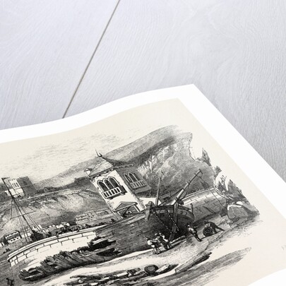 Wreck of the Brigs Mary and Hope, at Whitby, Yorkshire by Anonymous