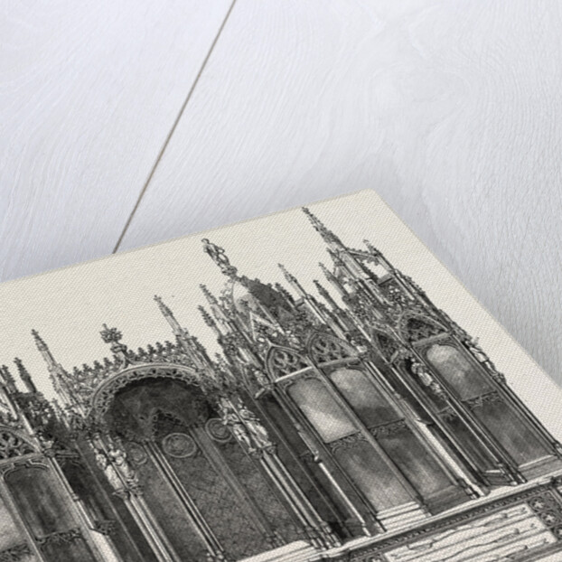 Gothic Bookcase by Anonymous