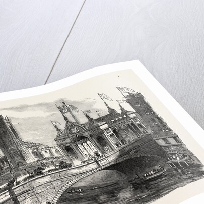 The Arch at Victoria Bridge Over the Irwell by Anonymous