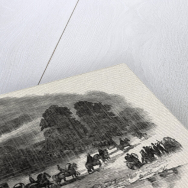 Arrival of Her Majesty Queen Victoria at Worsley by Anonymous