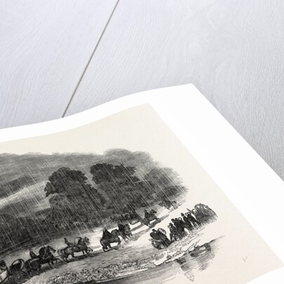 Arrival of Her Majesty Queen Victoria at Worsley by Anonymous