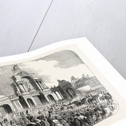 The Royal Procession at Windsor Bridge Arch, Salford by Anonymous