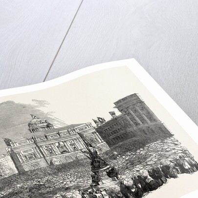 Royal Visit to Liverpool, Queen Victoria at the Town Hall, Area of the Exchange by Anonymous