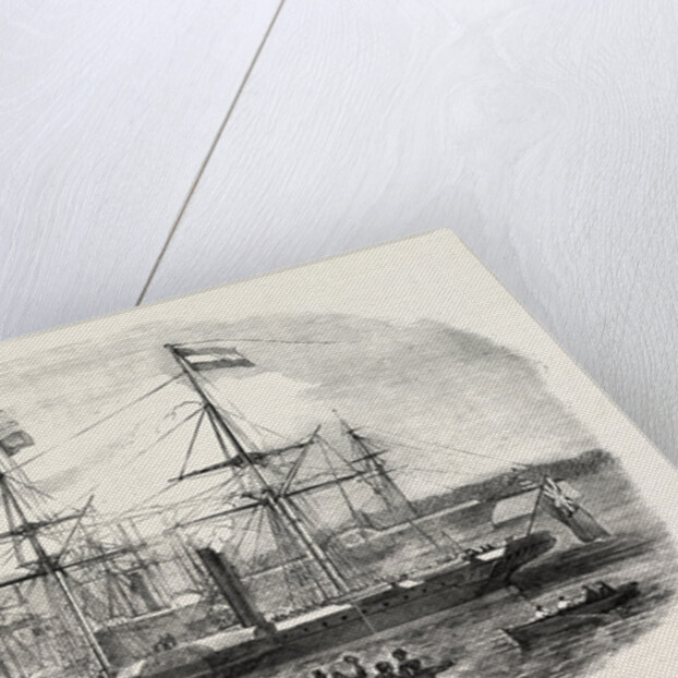 Arrival of M. Kossuth in the Southampton Docks by Anonymous