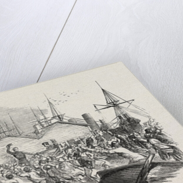 M. Kossuth Leaving the Docks at Southampton by Anonymous