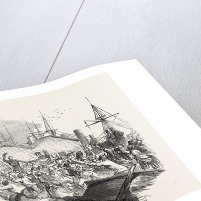 M. Kossuth Leaving the Docks at Southampton by Anonymous