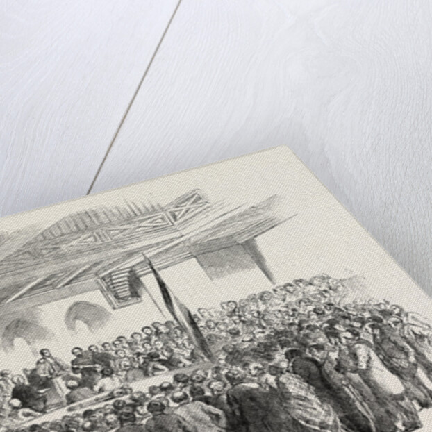 M. Kossuth Receiving the Corporation Address, in the Town Hall, Southampton by Anonymous