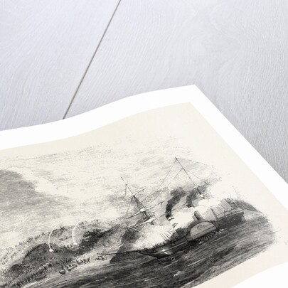 Engagement Between H.M. Steam Frigate Janus and the Riff Pirates, on the Coast of Morocco by Anonymous