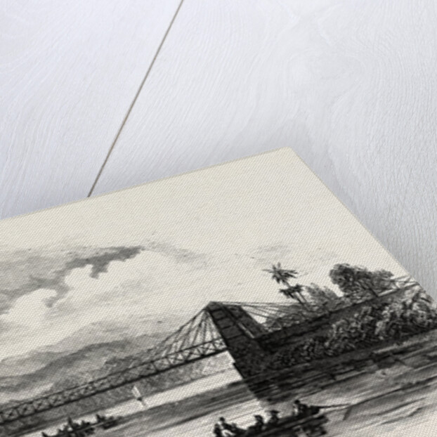 Iron Bridge Built Across the Martha Brae River, Near Falmouth, Jamaica by Anonymous