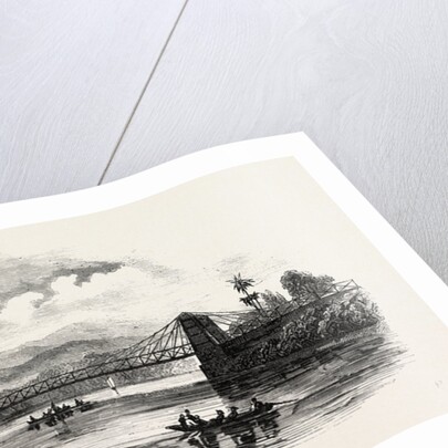 Iron Bridge Built Across the Martha Brae River, Near Falmouth, Jamaica by Anonymous