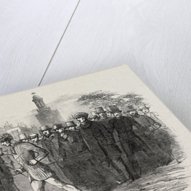 Richard Manks, the Pedestrian Completing His Thousandth Mile, on Kennington Oval by Anonymous