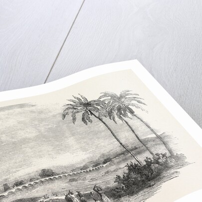 Bridge Recently Erected Over the River Corvery Near Bhowanee Madras by Anonymous