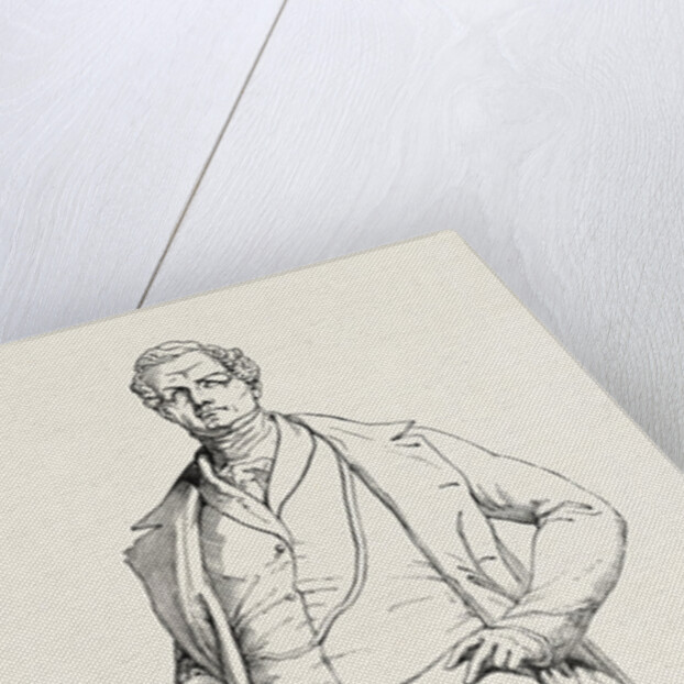 Bronze Statue of the Late Sir R. Peel, Bart., the Bury Testimonial by Anonymous