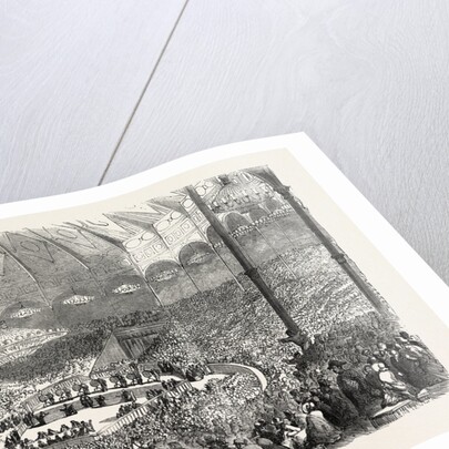 Drawing of the Lottery of the Golden Ingots, in the Circus of the Champs Elysees, at Paris, France by Anonymous