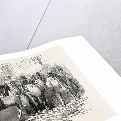 Revolution in France: The President and His Staff, in the Streets of Paris, 1851 by Anonymous