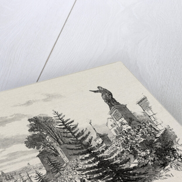 Ascent of M. Poitevin's Balloon from Nantes, France by Anonymous