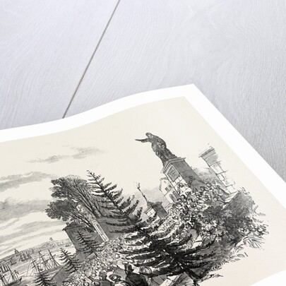 Ascent of M. Poitevin's Balloon from Nantes, France by Anonymous