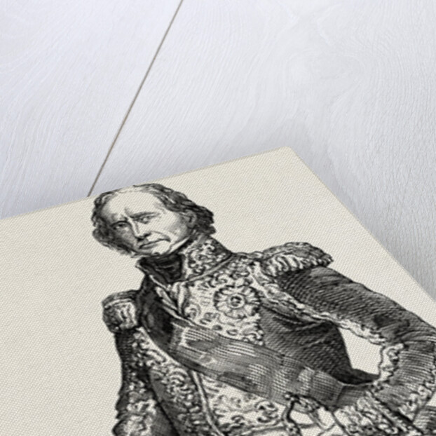 The Late Marshal Soult. From the Portrait by Rouillard in the Gallery of Versailles by Anonymous