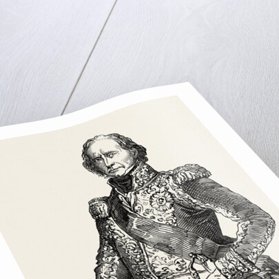 The Late Marshal Soult. From the Portrait by Rouillard in the Gallery of Versailles by Anonymous