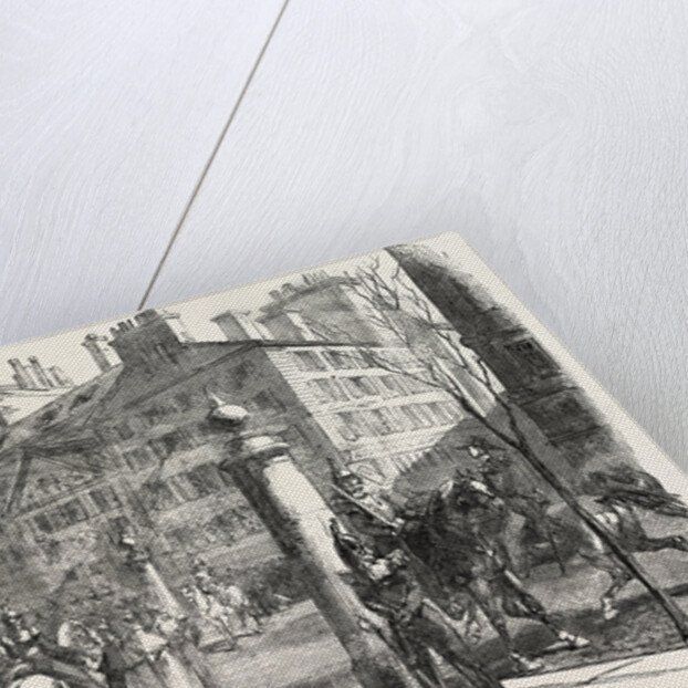 The Revolution in France: The Boulevard Montmartre, Paris, 1851 by Anonymous