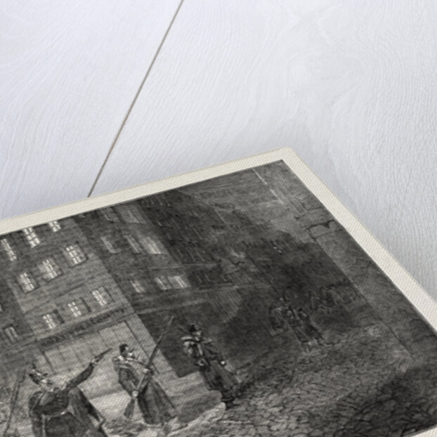 The Revolution in France: Troops Clearing the Streets, Paris, 1851 by Anonymous