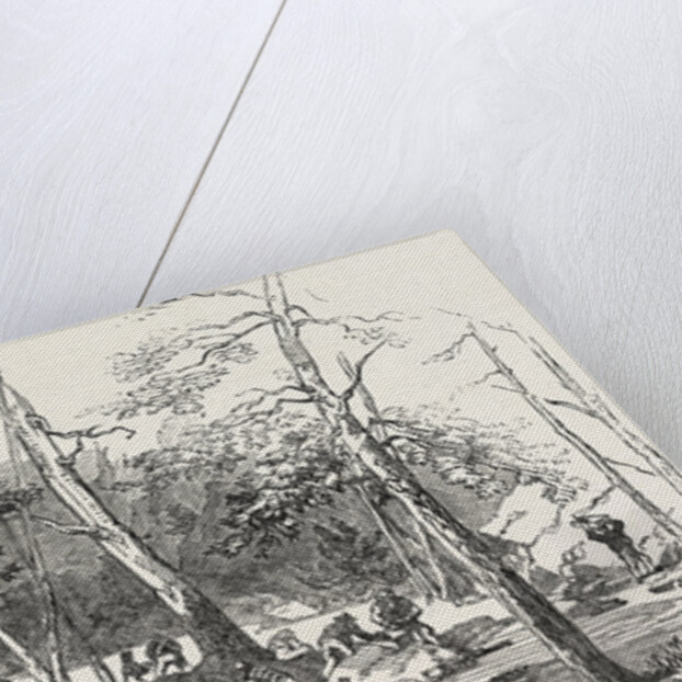 The Australian Gold District: Fitzroy Bar, Ophis, at the Junction of the Two Creeks, Australia by Anonymous