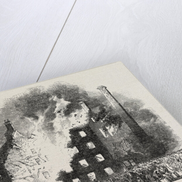 Destructive Fire at Fiskerton Mill, Near Southwell, Notts. by Anonymous