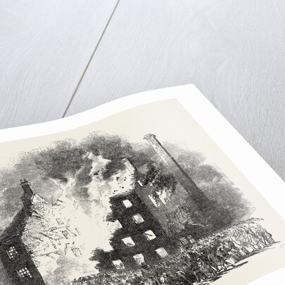 Destructive Fire at Fiskerton Mill, Near Southwell, Notts. by Anonymous