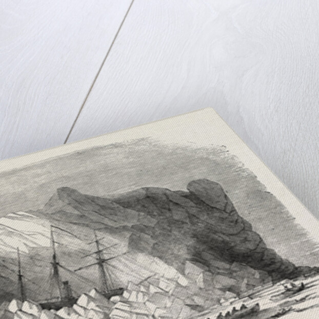 H.M. Arctic Steam Vessel Intrepid Driven Forty Feet Up an Iceberg, in Baffin's Bay by Anonymous