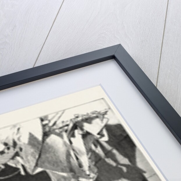 A Barber's Shop at Cairo: Discussing the Situation, Egypt by Anonymous