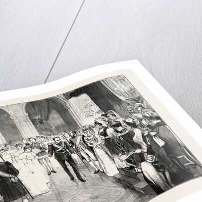 The Royal Marriage at Berlin, Germany: Torch-Dance at the Royal Palace by Anonymous