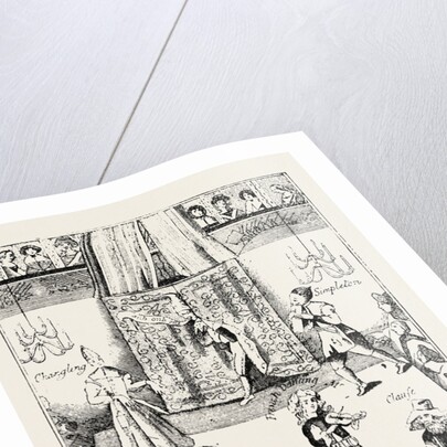 Stage of the Red Bull Theatre During the Commonwealth, London by Anonymous