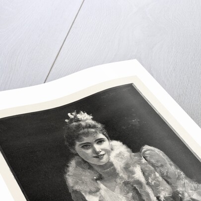 At the Play; a Lady at the Theatre by Anonymous