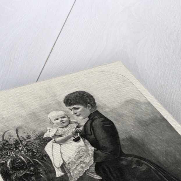 The Princess of Wales and Her Granddaughter, UK by Anonymous