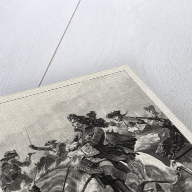 Battles of the British Army: Ramillies; Narrow Escape of Marlborough from French Dragoons by Anonymous