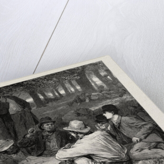 The Labour Market in Australia: The Unemployed Who Are Not Anxious for Employment, a Sketch in the Treasury Gardens, Melbourne by Anonymous