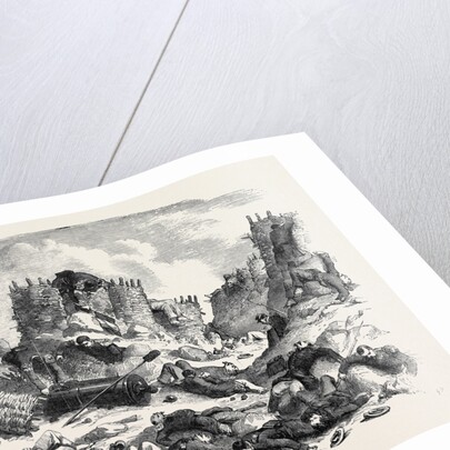 Part of the Interior of the Mamelon; the Interior of the Mamelon on the 9th of June by Anonymous