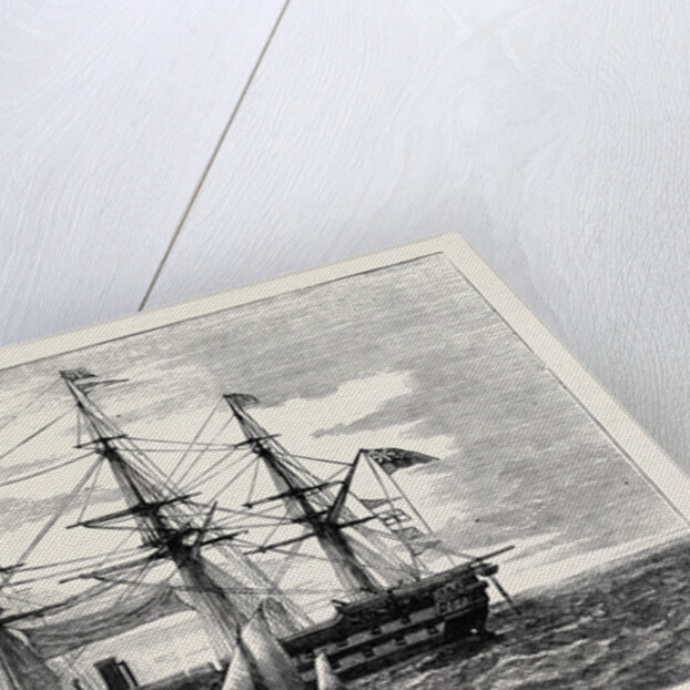 The Baltic Fleet, the Exmouth, 91 Flag of Rear-Admiral Seymour by Anonymous
